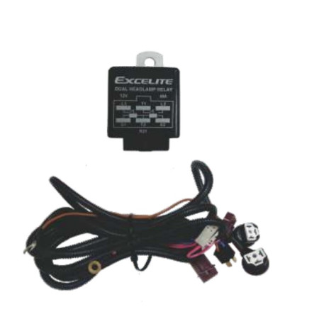 EXCELITE H1/H7 WIRING HARNESS AND RELAY